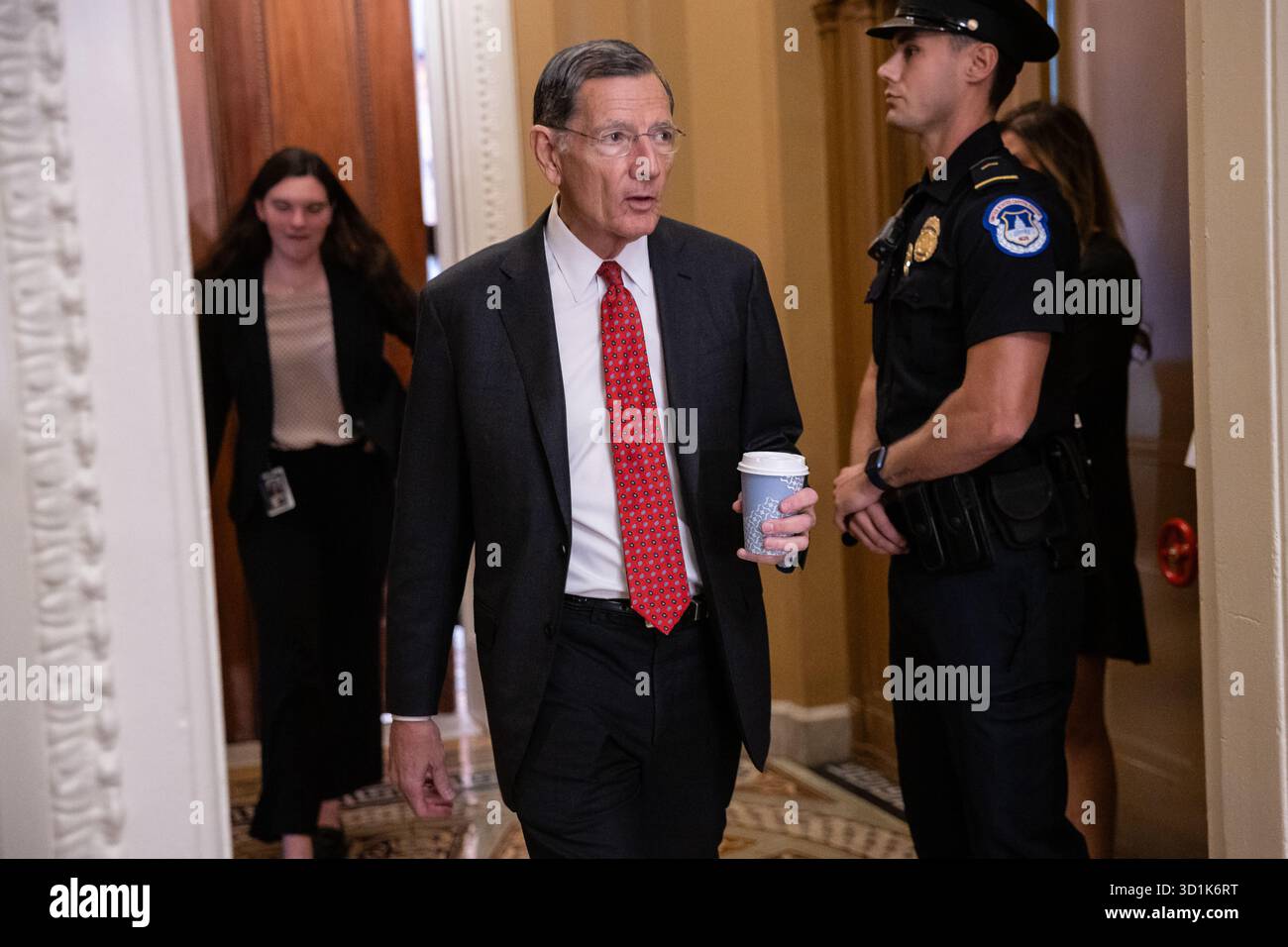 Senate Majority Whip John Barrasso (R-Wyo.) is seen at the U.S. Capitol ...