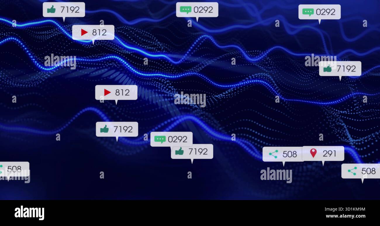 Dynamic social media dashboard interface hi-res stock photography and ...
