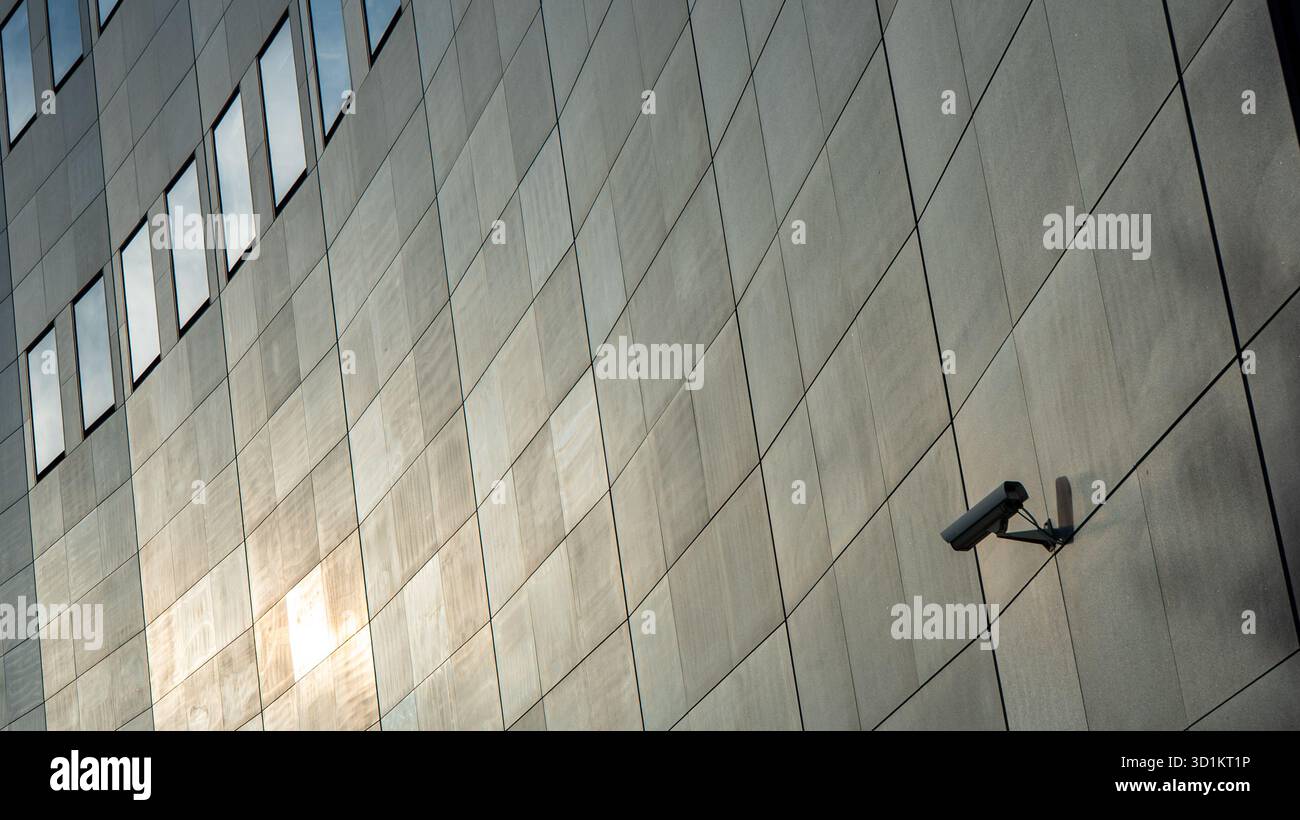 Security Camera on the MDR Tower Stock Photo