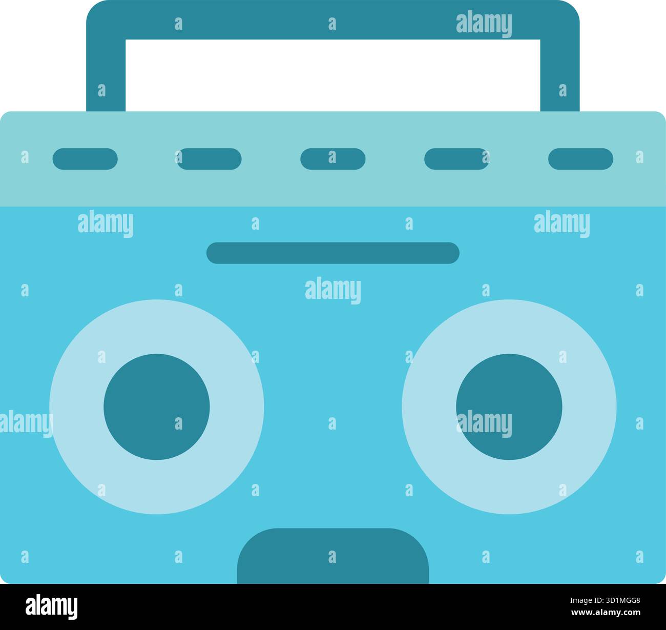Boombox icon vector image. Suitable for mobile apps, web apps and print media. Stock Vector