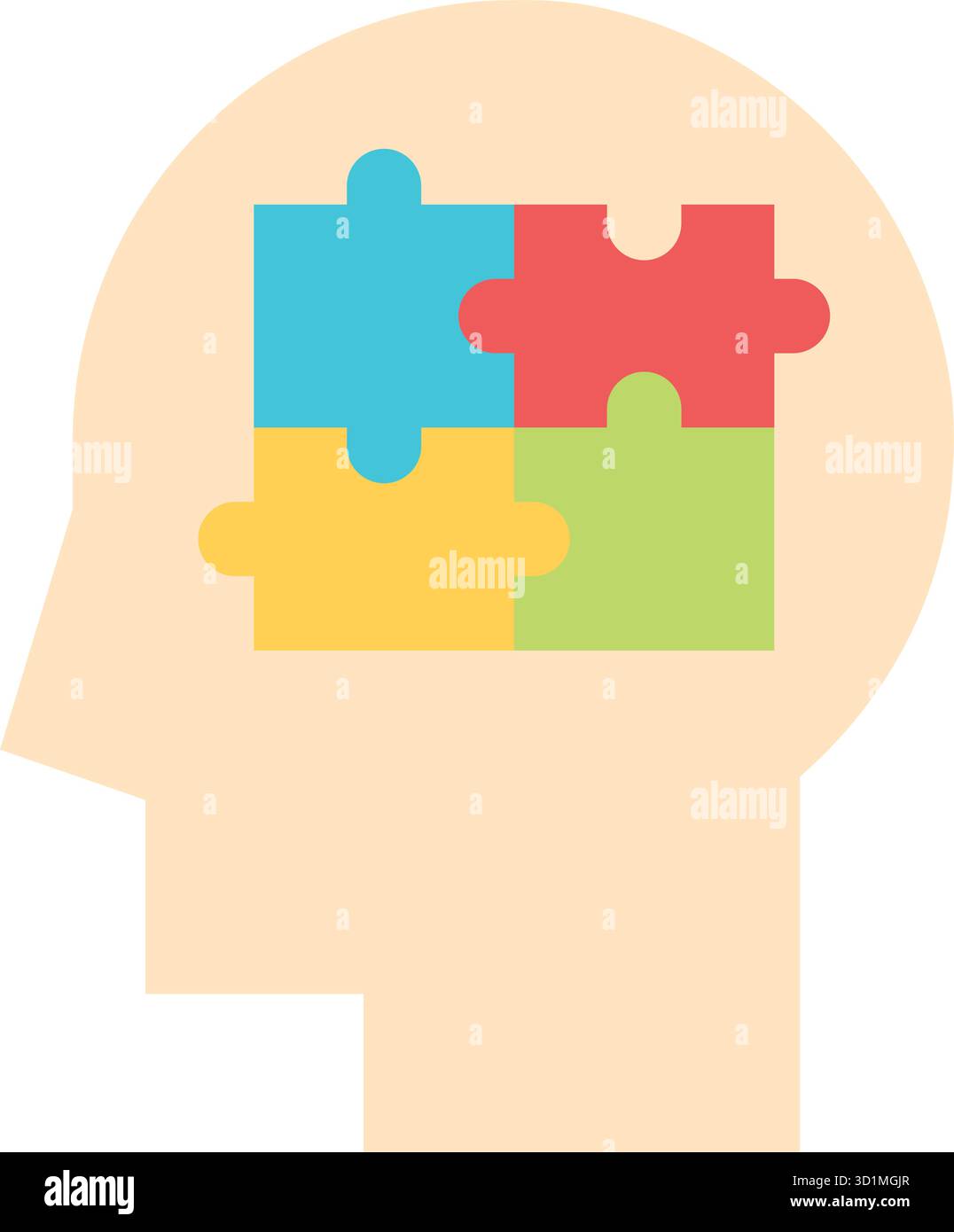 Autism Spectrum icon vector image. Suitable for mobile apps, web apps and print media. Stock Vector