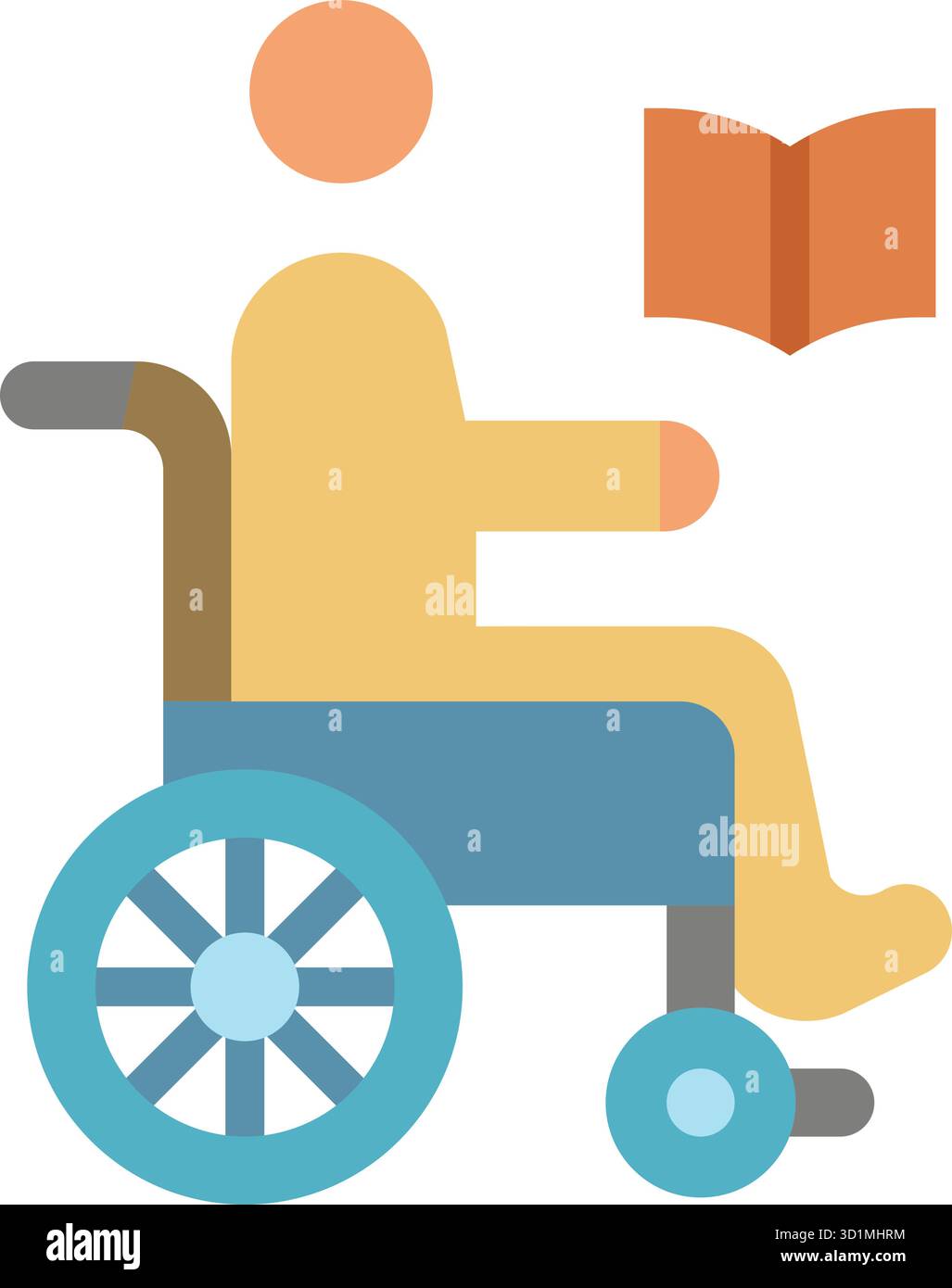 Inclusive Education icon vector image. Suitable for mobile apps, web apps and print media. Stock Vector