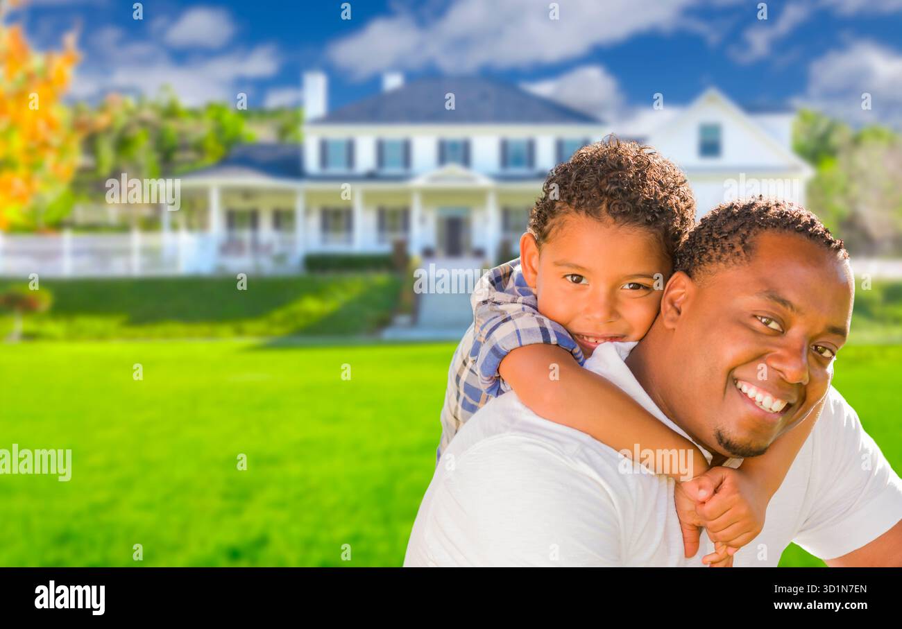 Daddy son in front hi-res stock photography and images - Alamy