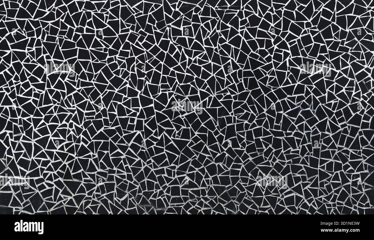 Black and white triangles background Stock Photo