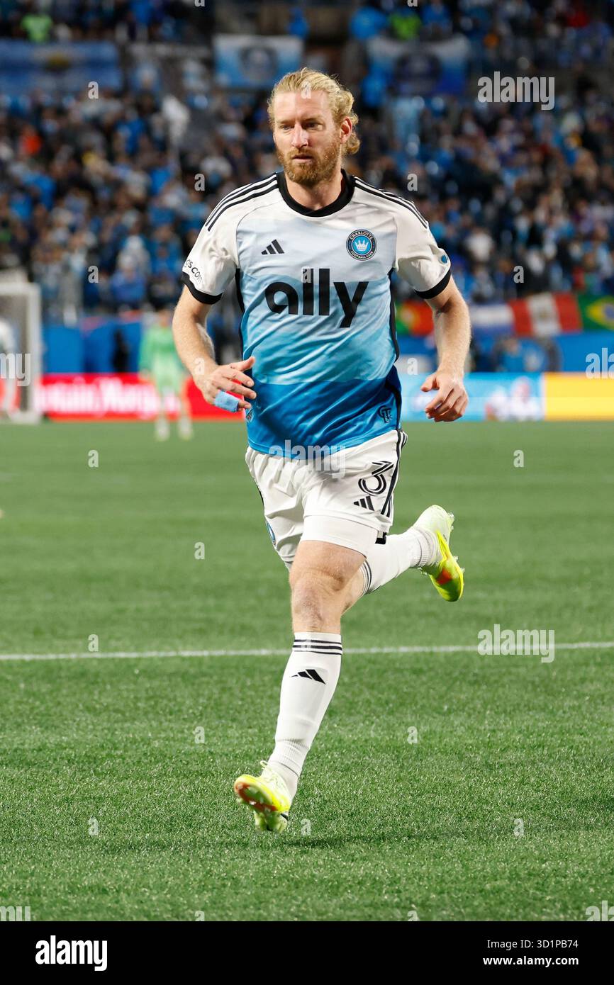Tim Reim Charlotte FC defender Tim Ream runs against New York City FC during the ...