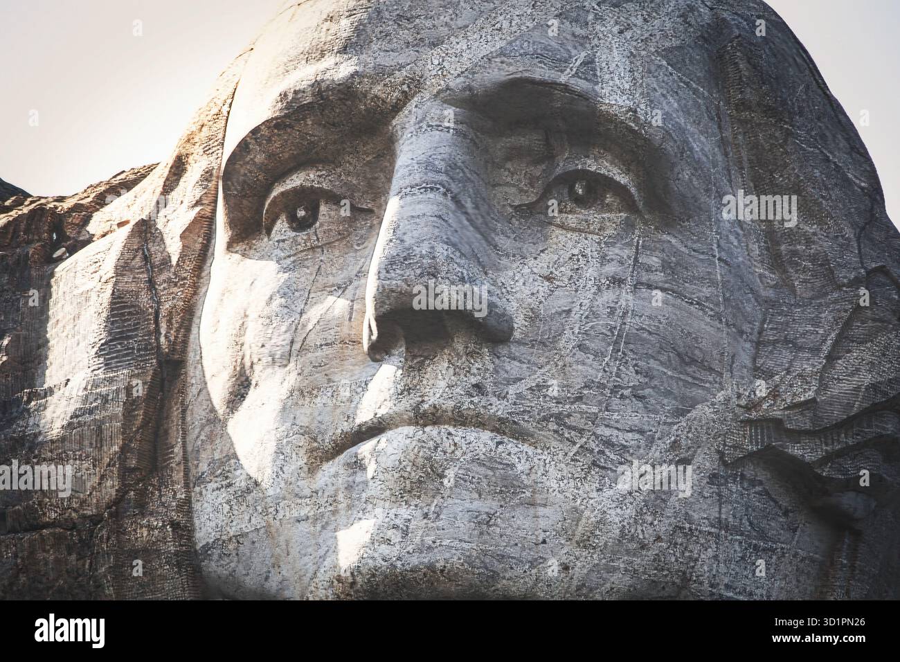 George Washington Statue Face