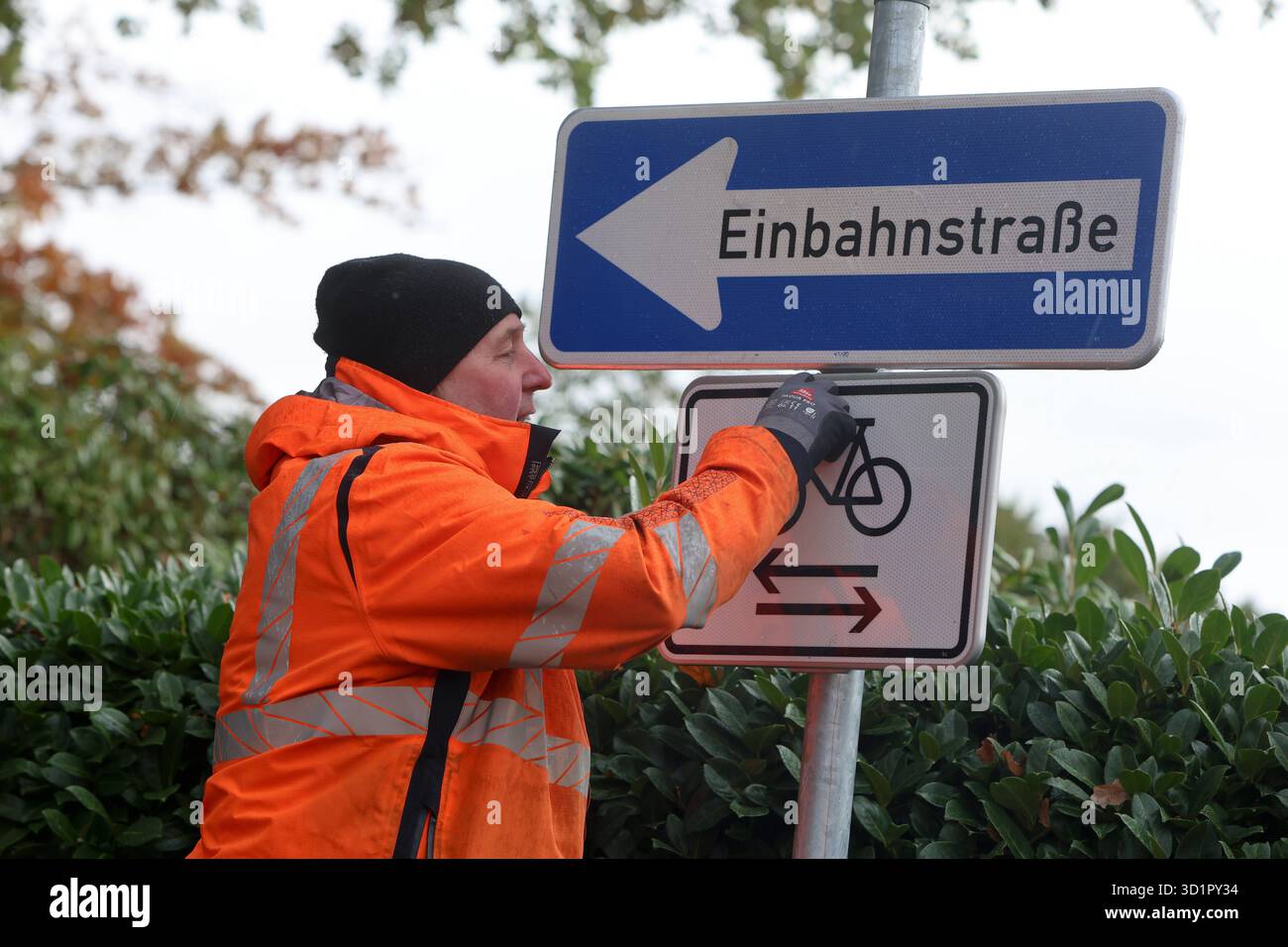 sie befahren eine so beschilderte einbahnstraße