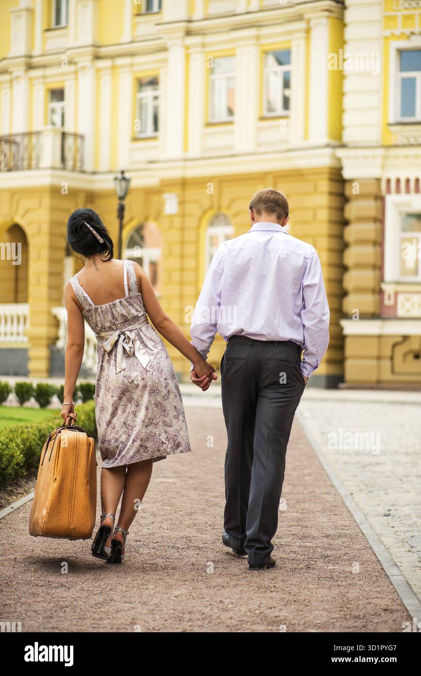 Walking away together hi-res stock photography and images - Alamy
