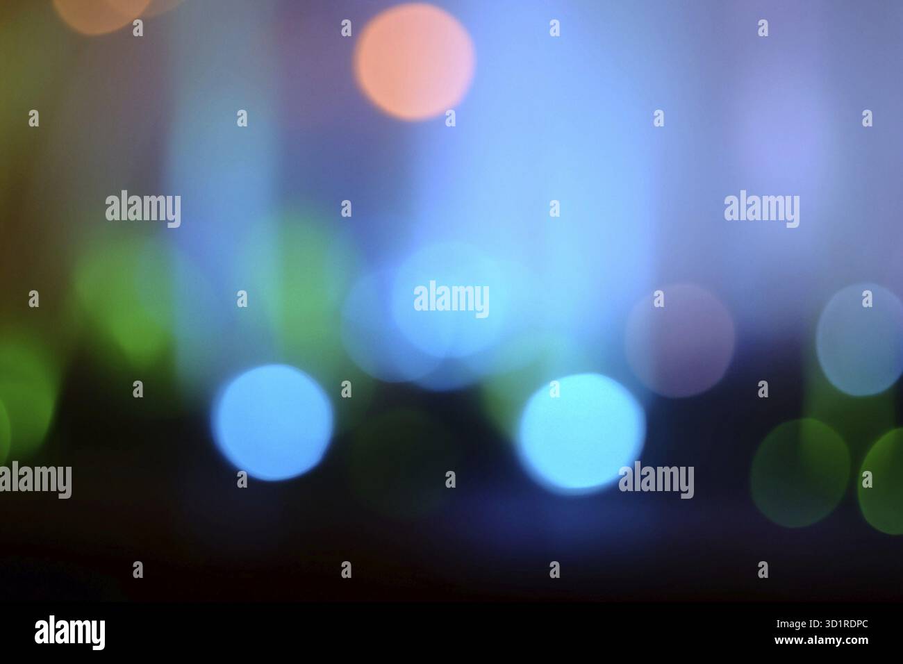 A beautiful bokeh lights background on dark Stock Photo