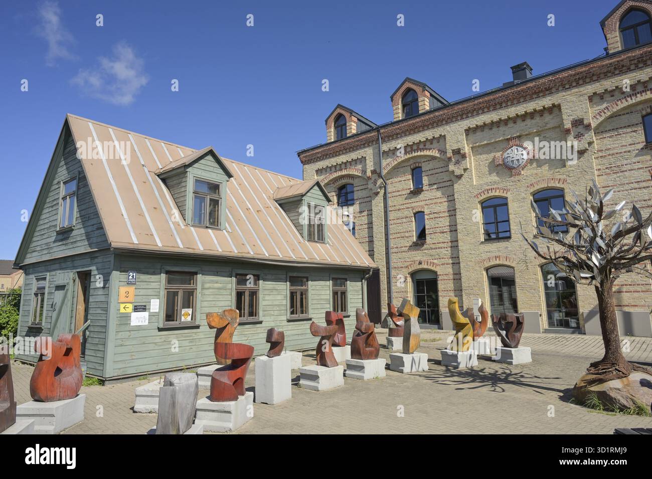 Riga Ghetto and Holocaust Museum in Latvia, Lastadijas iela, Latgales, Riga, Latvia Stock Photo