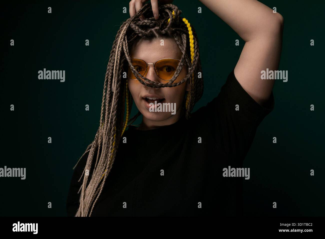 African dreadlocks woman hi-res stock photography and images - Alamy