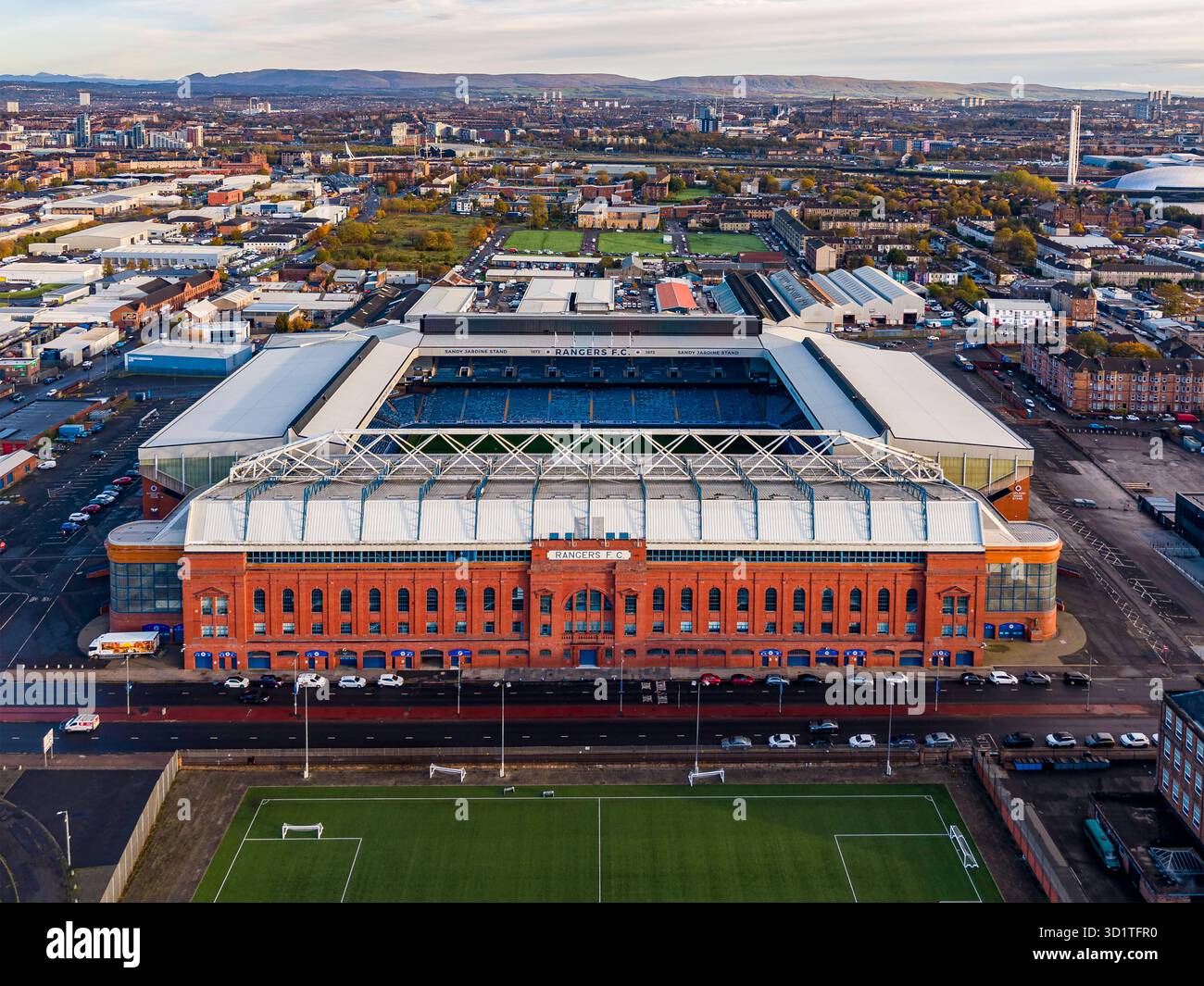 Rangers FC Ibrox Stadium, Glasgow, Scotland, UK Stock Photo