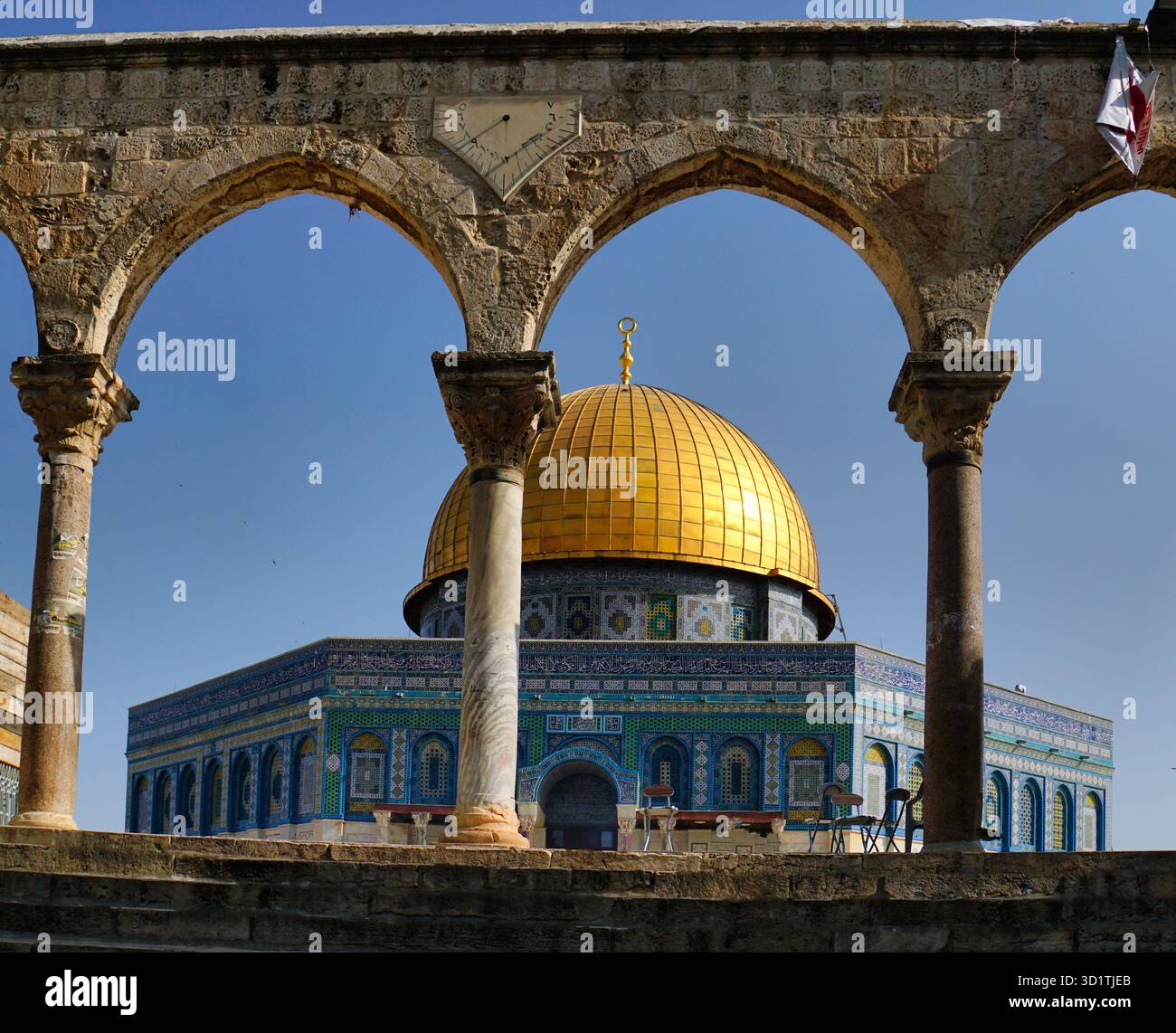 Haram Rocks Dome of the Rock (mosque) on the Haram al sharif, Temple Mount in ...