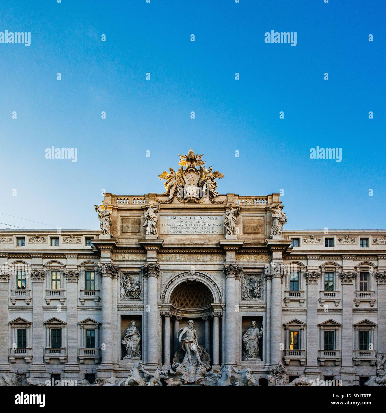 Trevi Fountain (Fontana di Trevi), Baroque masterpiece in Rome, Italy ...