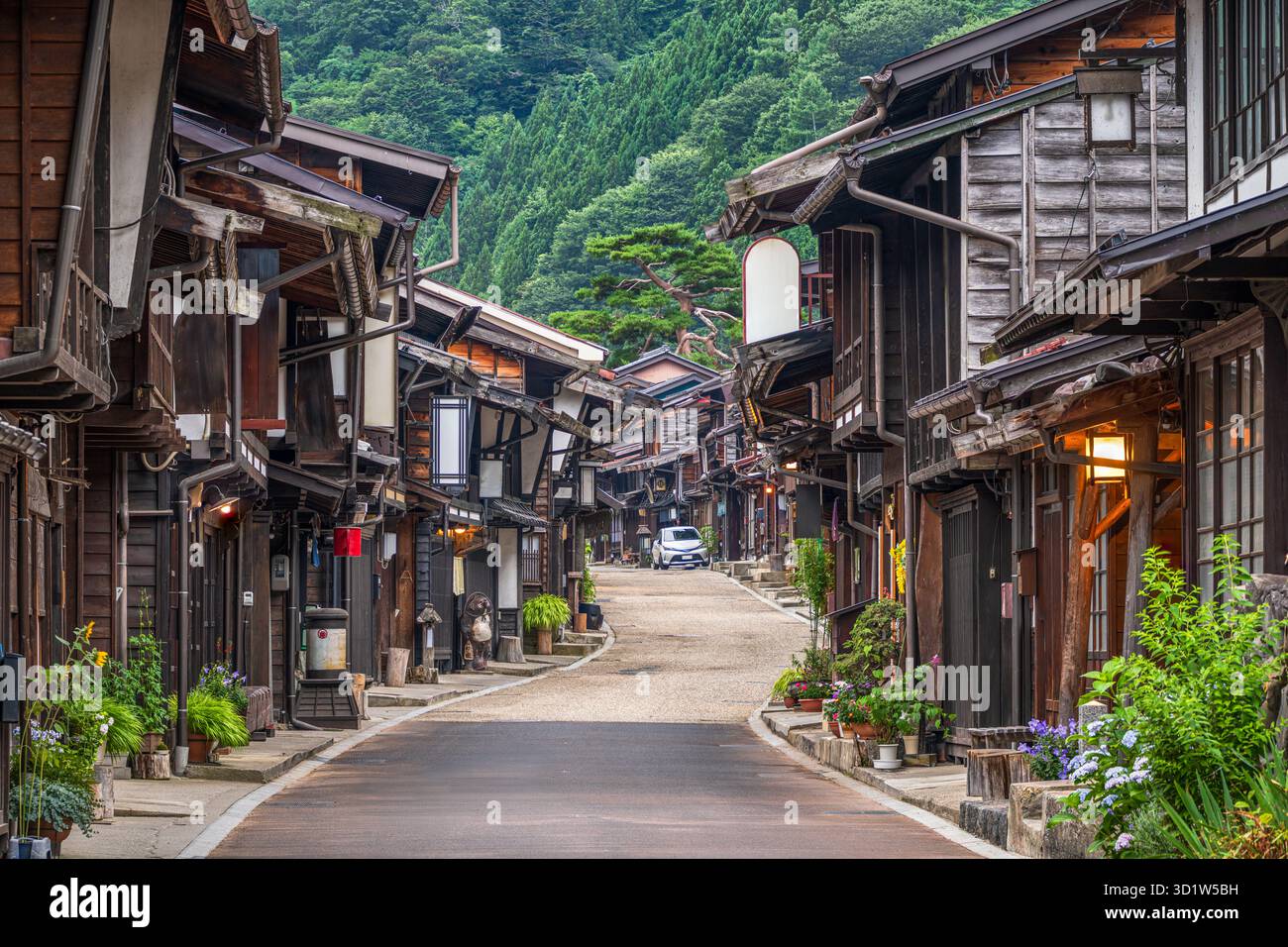 Japanese village sunset hi-res stock photography and images - Alamy
