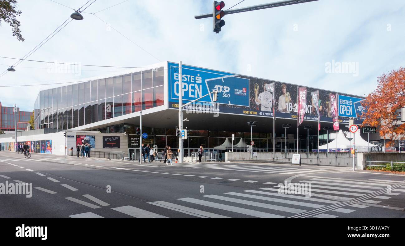 Panorama view of the Stadthalle (event hall)  in Vienna,  Austria,Europe, Stock Photo