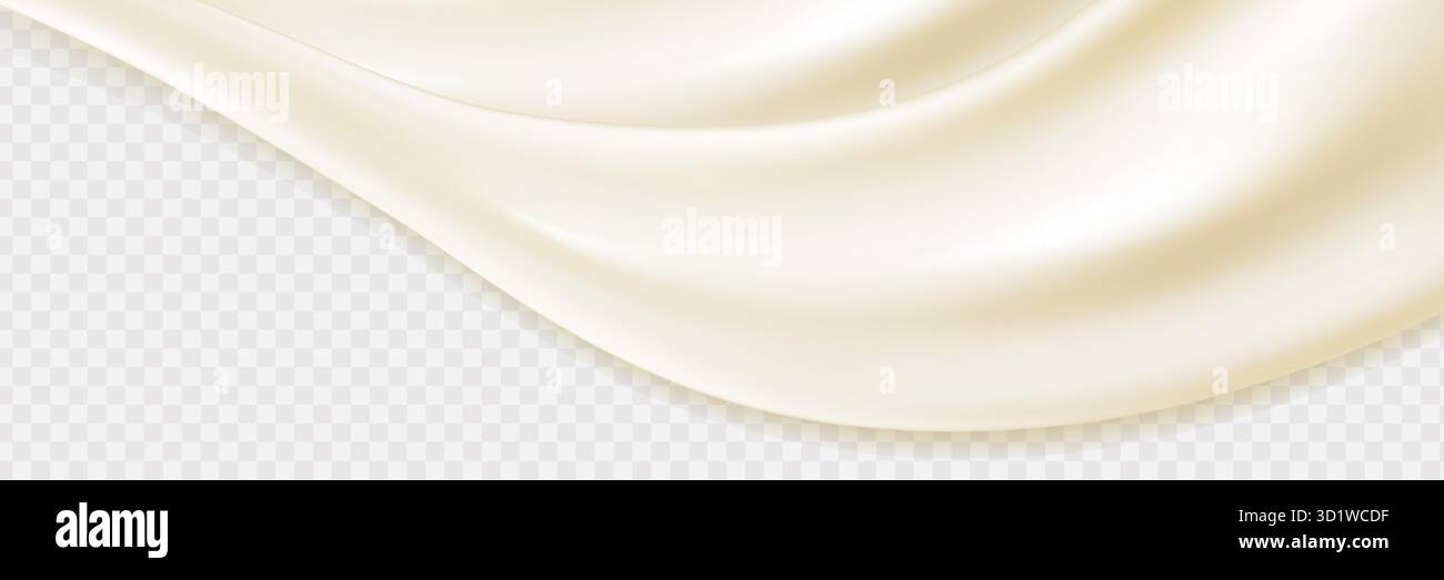 Glossy sugary flow drip, melting creamy surface.Liquid vector dripping ...