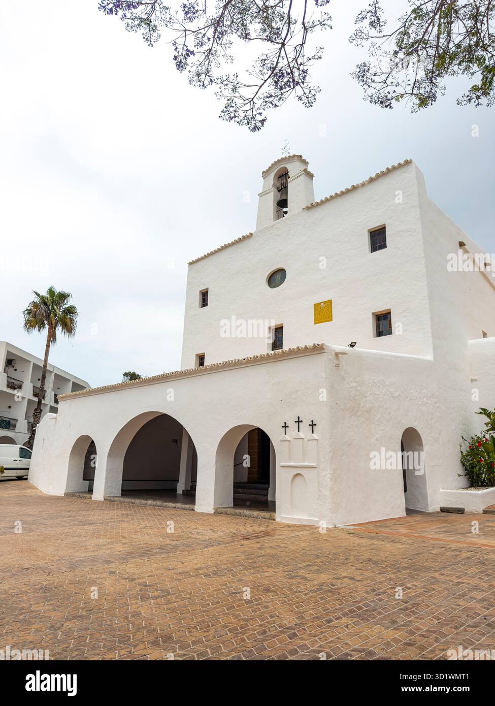 Church of Sant Josep de la Talaia(Església de Sant Josep de sa Talaia), 18th-Century Religious Building, Ibiza, Spain:Phillip Roberts - Smartphone Captured Stock Image