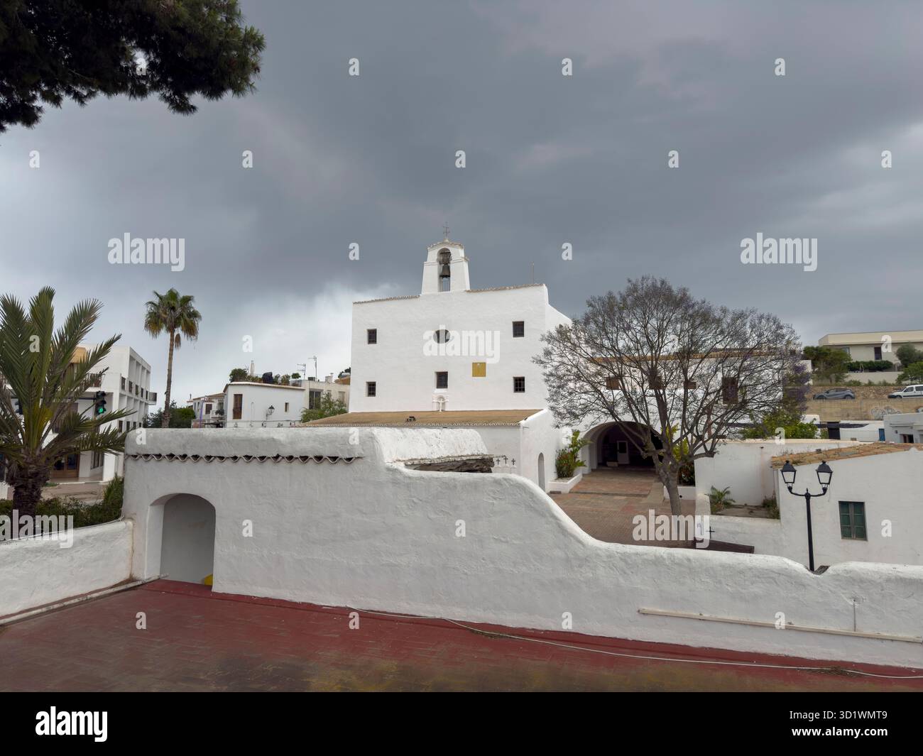 Church of Sant Josep de la Talaia(Església de Sant Josep de sa Talaia), 18th-Century Religious Building, Ibiza, Spain:Phillip Roberts - Smartphone Captured Stock Image