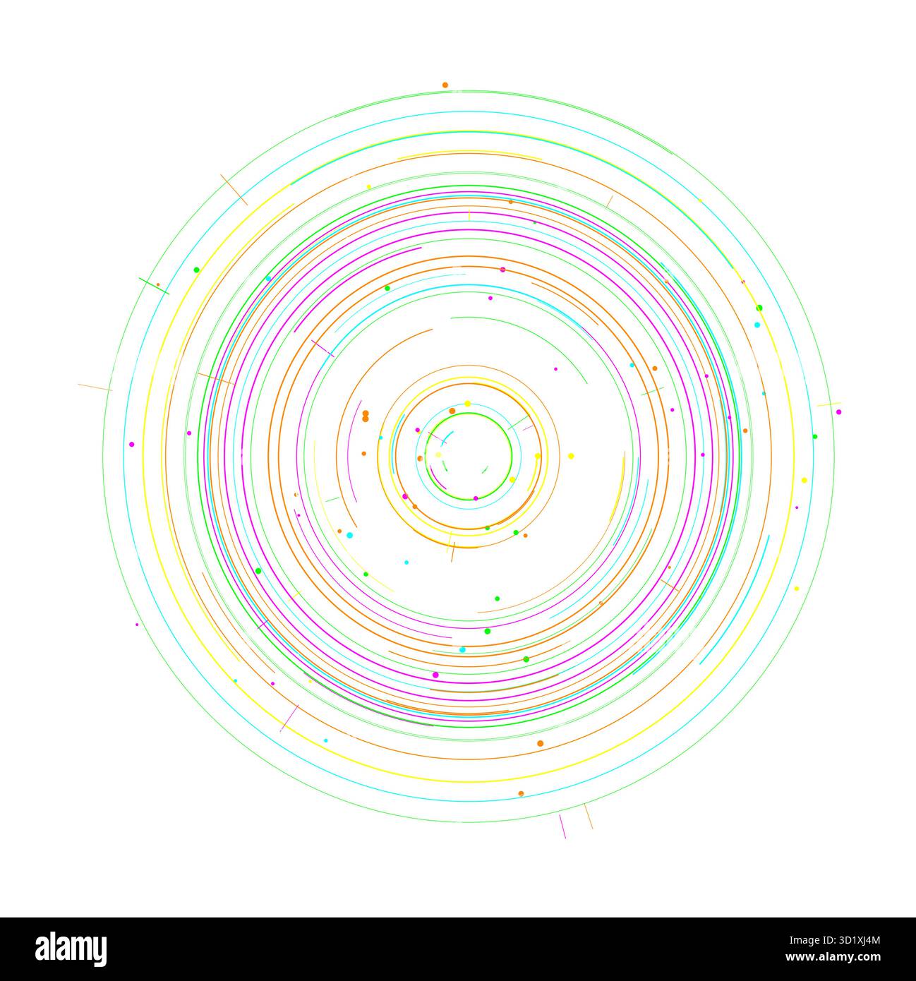 Concentric colored arcs hi-res stock photography and images - Alamy