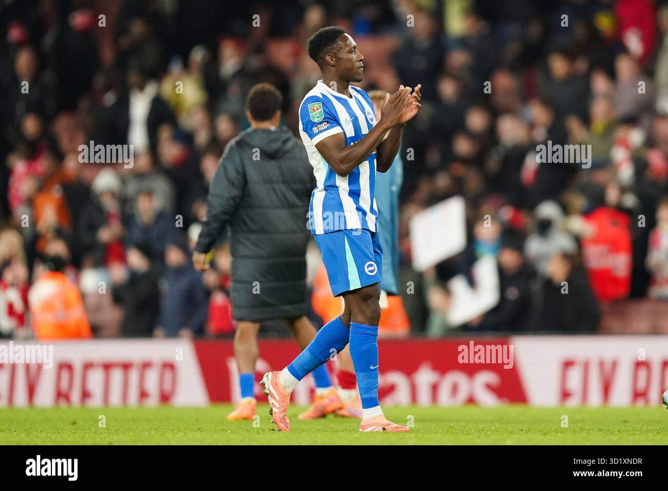 October Clapping Danny Welbeck of Brighton & Hove Albion clapping the fans after the ...