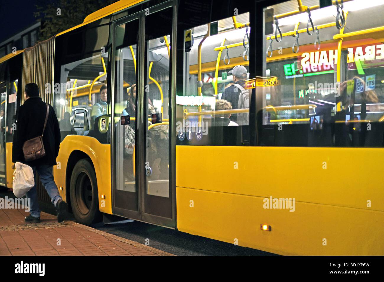 sie möchten an einem linienbus