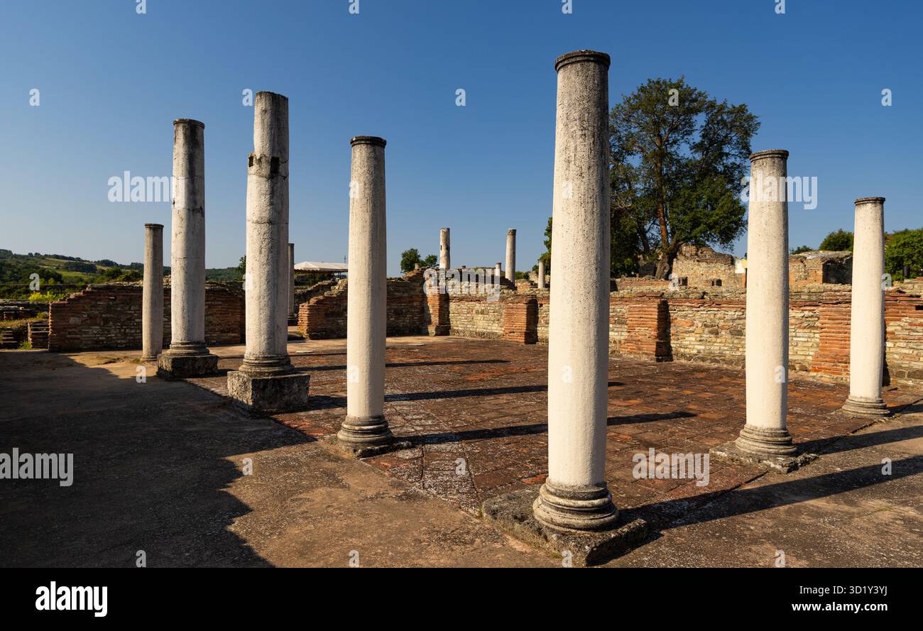 Felix Romuliana ancient castle and fortress from roman empire time with ...