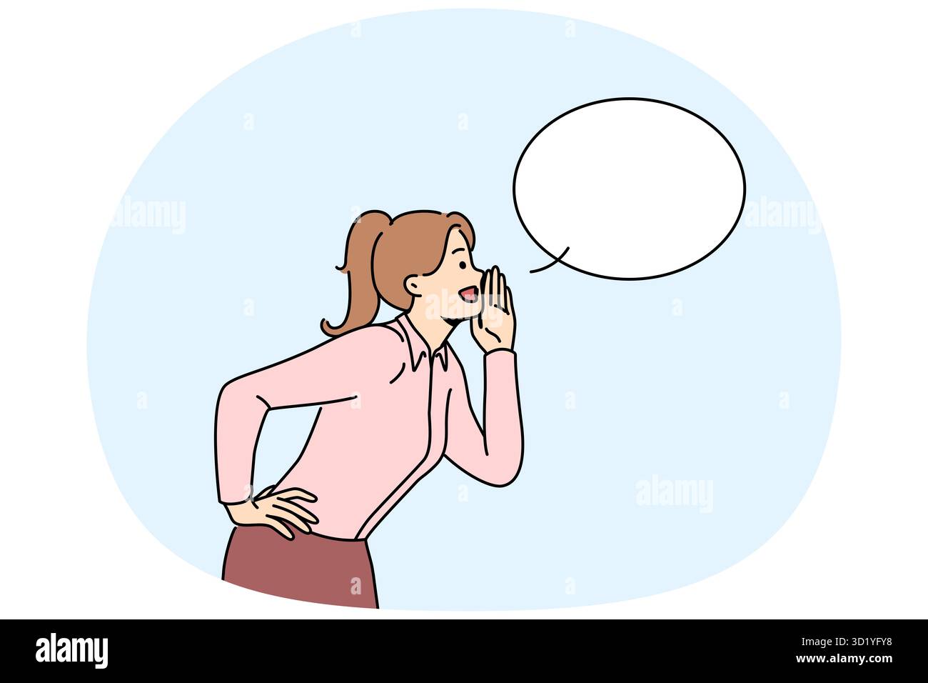 Speech audience female Cut Out Stock Images Pictures Alamy
