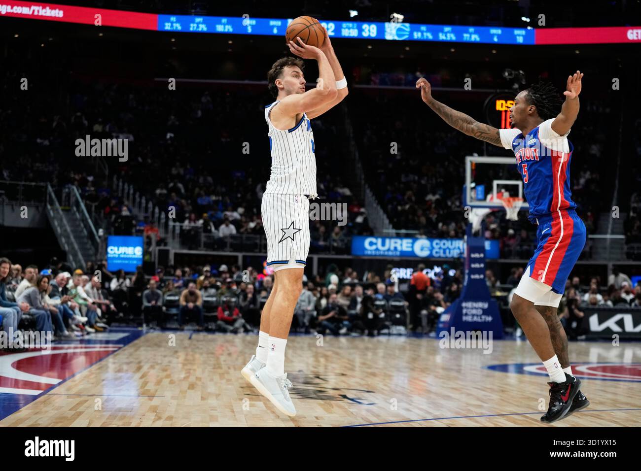 Orlando Wagner Detroit Pistons hampered by Cunningham absence