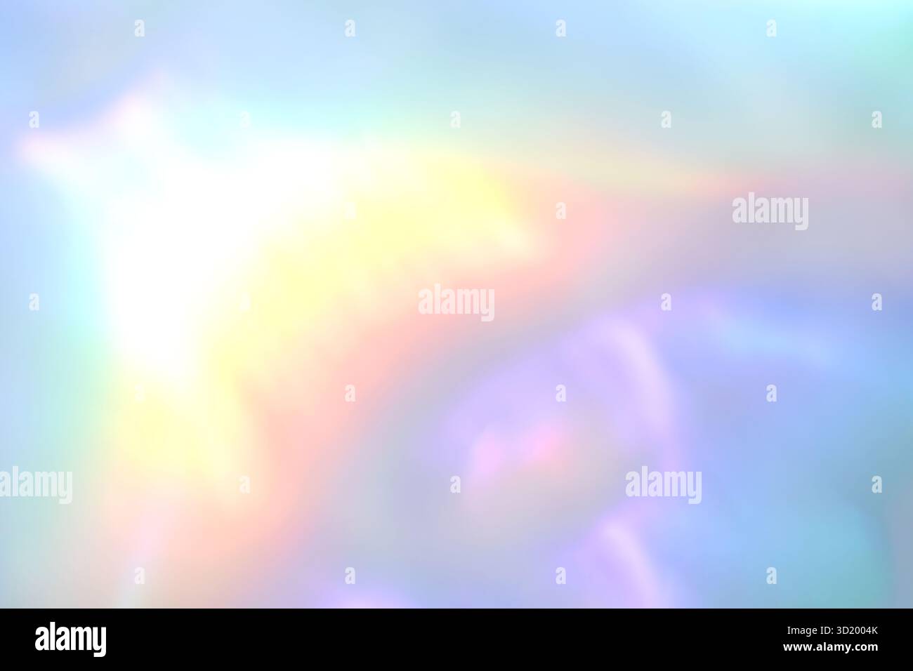 Abstract pastel rainbow light pattern with soft gradient and dreamy aura Stock Photo