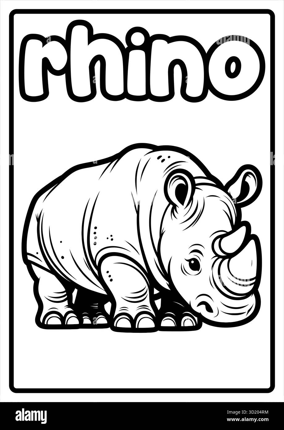 Printable Cute Animal Coloring Pages for Kids feature fun and easy-to ...