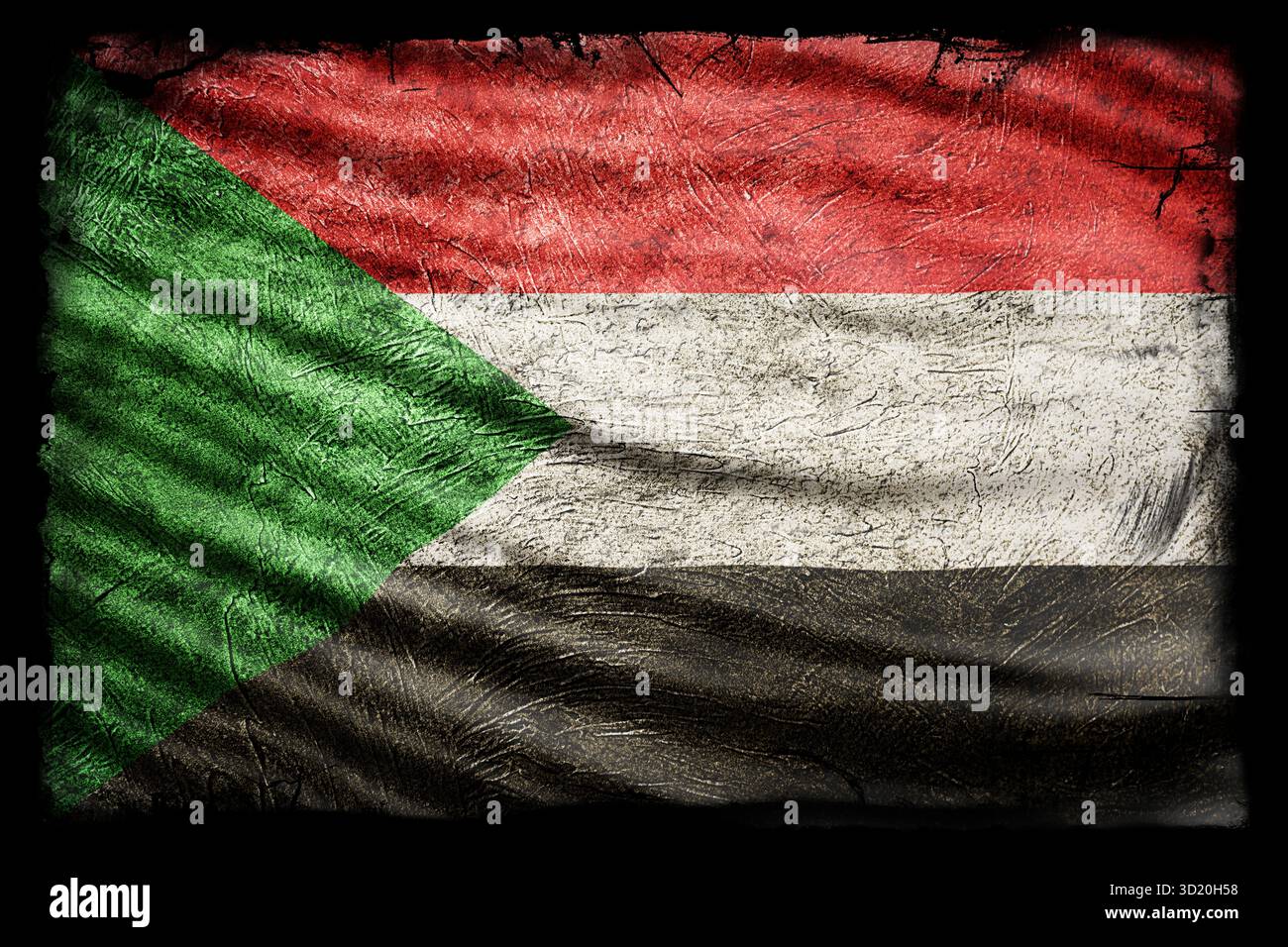 Sudan heritage flag hi-res stock photography and images - Alamy