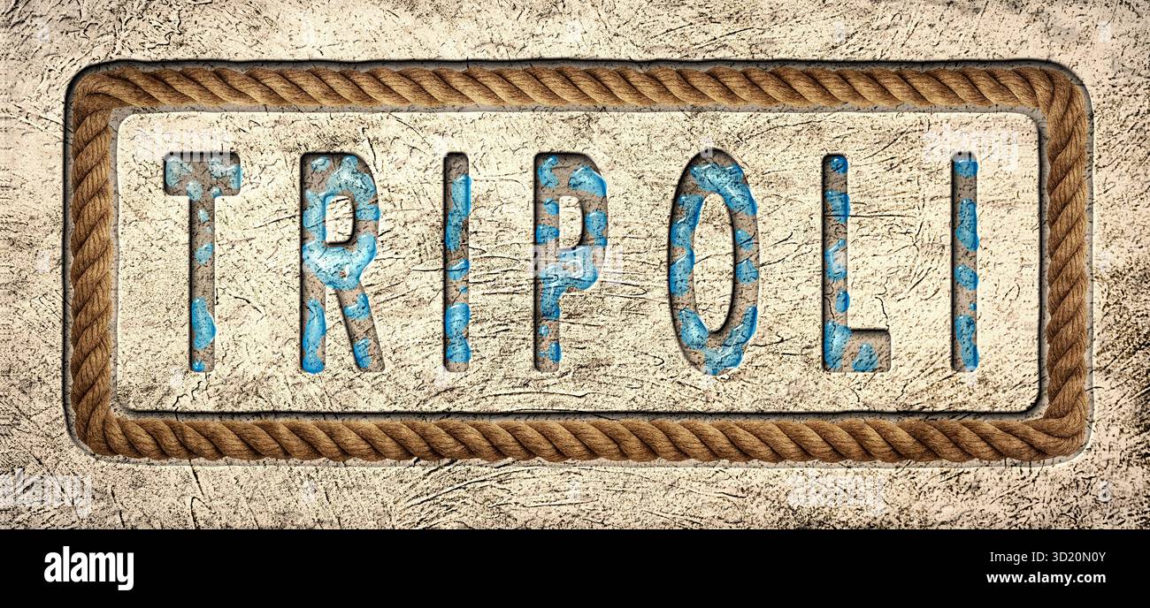 Gravure Sur Cuivre Ancienne De Tripoli (Libye) - Peeters Vorsterman, Circa 1680