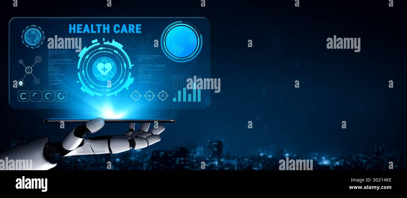 AI-powered digital health care and medical data dashboard. An AI ...