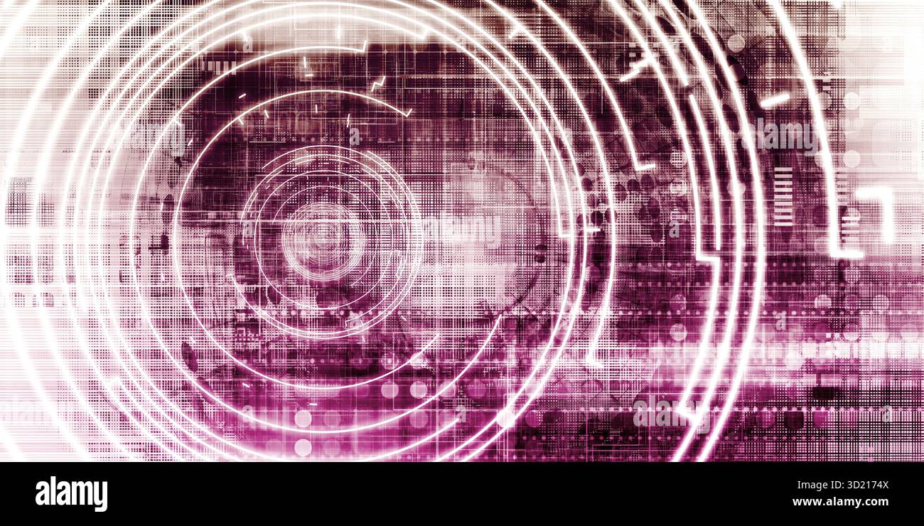 Web Information Technology Art Of The Future Stock Photo