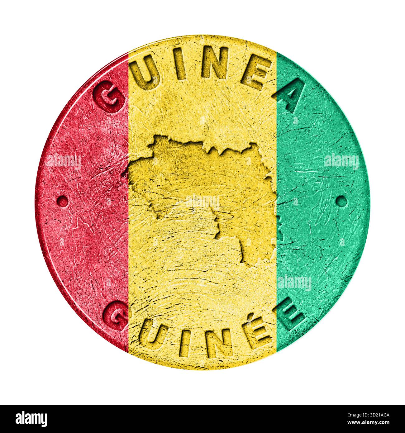 Guinea africa map Cut Out Stock Images & Pictures - Alamy