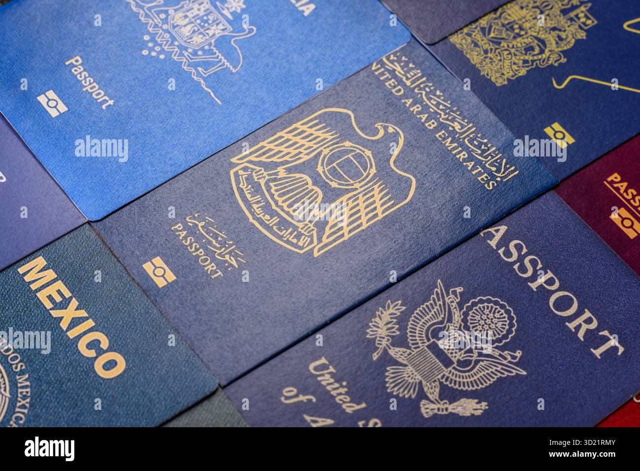 Passports of citizens of different countries of the world Stock Photo ...