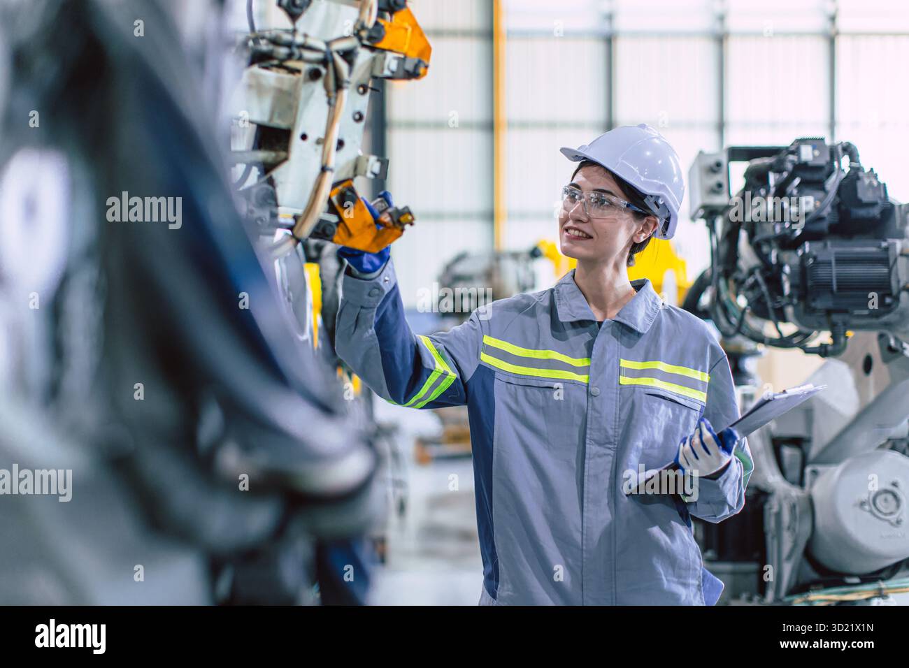 professional engineer people workers working in modern technology ...