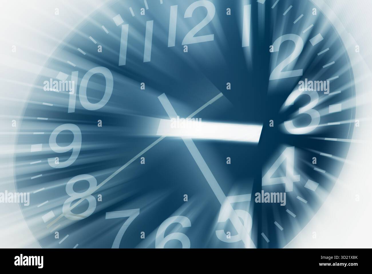 Fast speed times clock business working hours moving concept Stock Photo