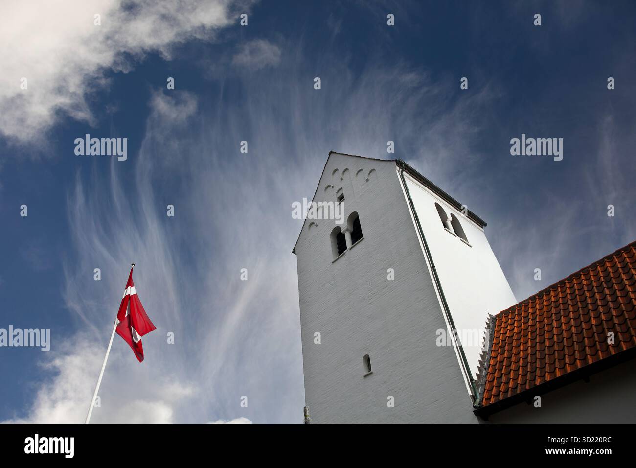 Traditional church architecture in Naerum denmark scandinavia Stock ...