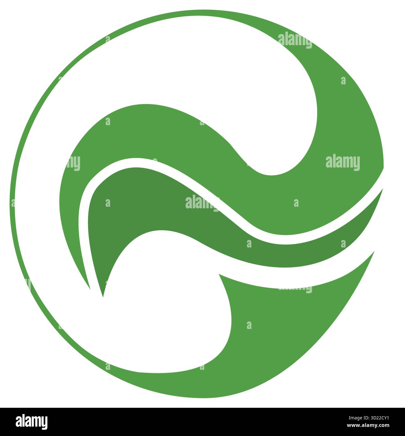 Letter O Leaf Logo, letter O with leaf combination, Flat Vector Logo Design, vector illustration Stock Vector