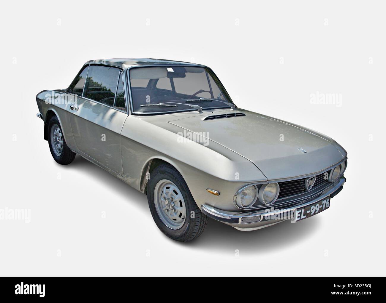 Classic Lancia Fulvia Coupe showcasing timeless automotive design Stock Photo
