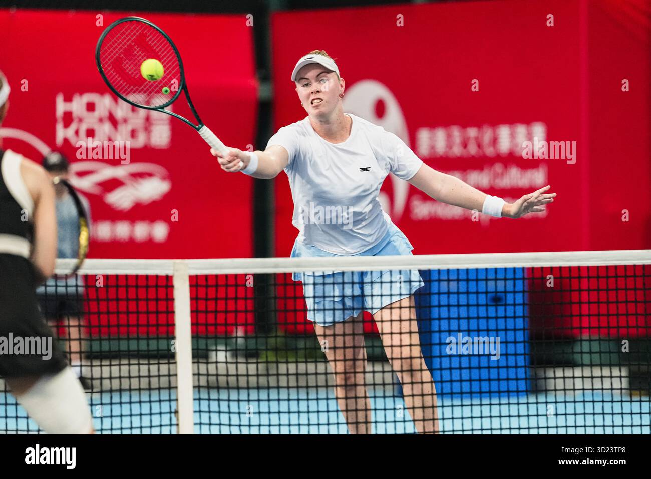 HONG KONG, China - T. Gibson and M. Inglis vs M. Kobori and P. Plipuech during WTA 250 - Prudential Hong Kong Tennis Open at Victoria Park Tennis Court on October 30, 2025 in Hong Kong, China, (Photo by Jack Ng/Alamy Live News) Stock Photo