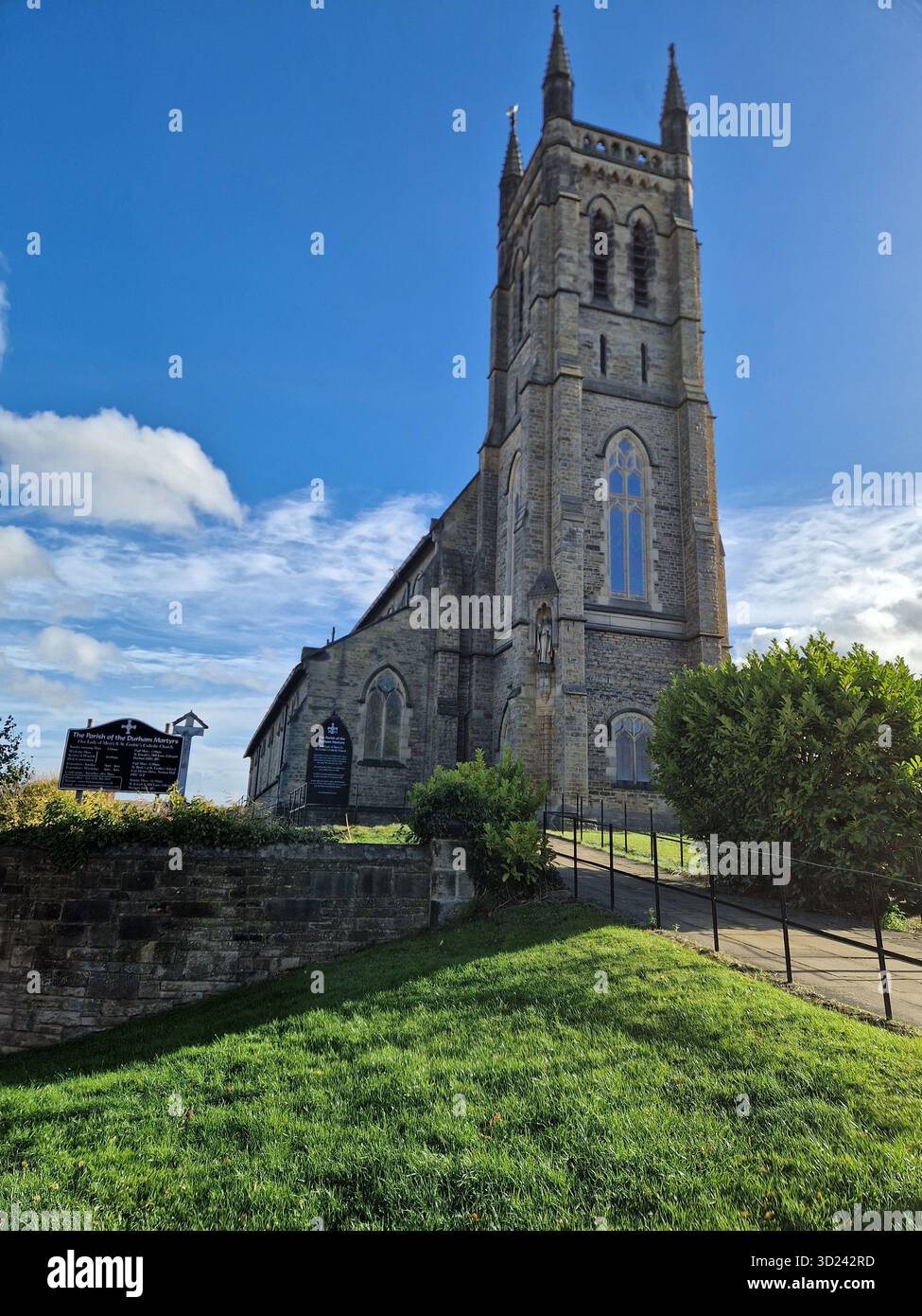 Our Lady of Mercy & St Godric's Church, Durham, UK - Smartphone Captured Stock Image