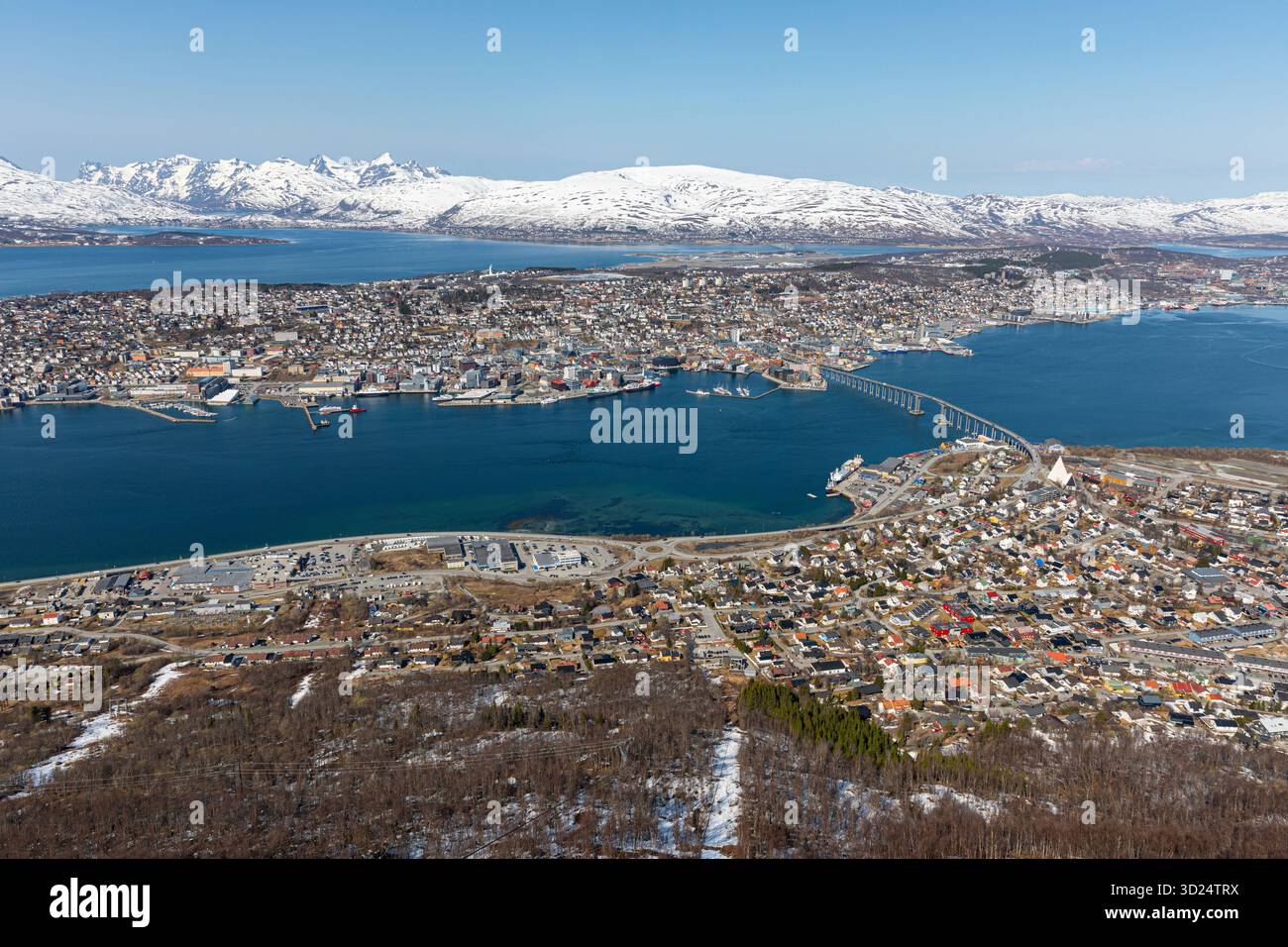 Panorama of Tromso Stock Photo