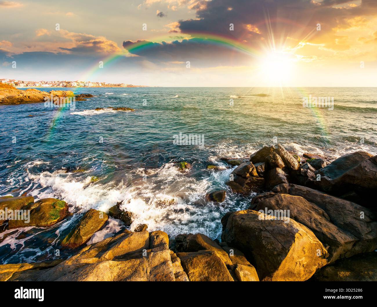 Cloudy formations golden hour hi-res stock photography and images - Alamy