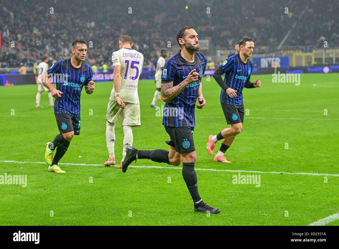 Hakan Calhanoglu Celebrate The Goal During Inter FC Internazionale Vs hakan-calhanoglu-celebrate-the-goal-during-inter-fc-internazionale-vs