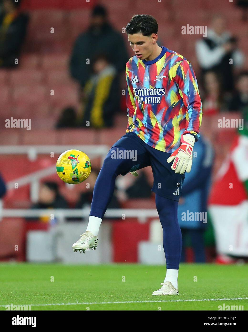 London, England, October 29 2025: Goalkeeper Alexei Rojas (51 Arsenal ...