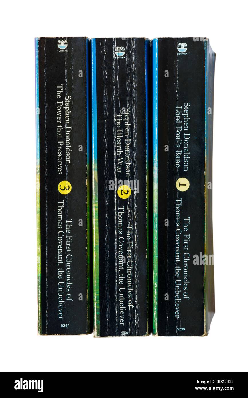 Selection of Stephen Donaldson books The Chronicles of Thomas Covenant ...