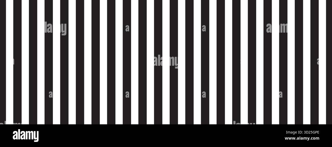 Black vertical parallel lines on white background. Simple geometric print. Striped pattern. Shutters or prison bars texture. Vector graphic Stock Vector